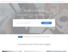 Tablet Screenshot of french-corporate.com